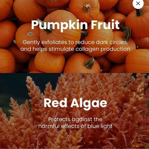 NIB BLAQ Treatment Pumpkin Fresh Peepers Stimulating Hyaluronic Acid Eye Mask - Picture 6 of 11